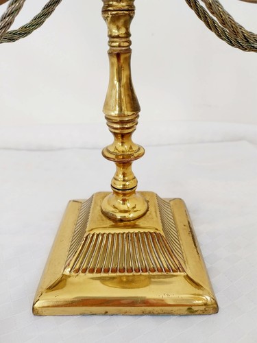 Brass arm tabletop - 3-arm,