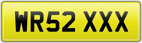 Wrx car reg - number, plate