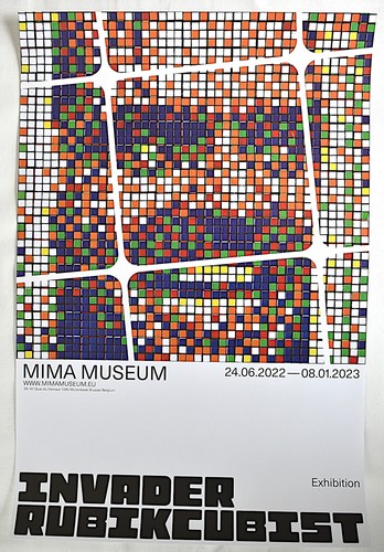 Space invader rubikcubist mima - invader,