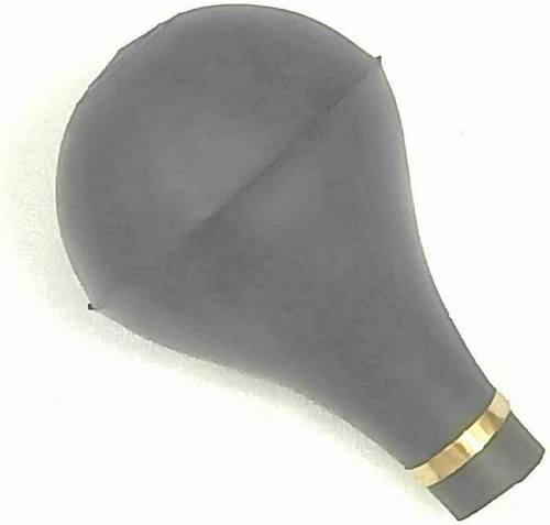 New black rubber bulb - bulb, with