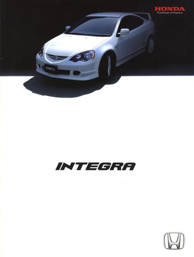 Catalog 2001 honda integra - 2001,