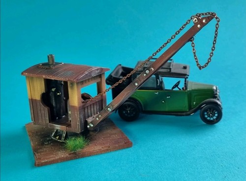 Gauge edwardian steam crane - edwardian,