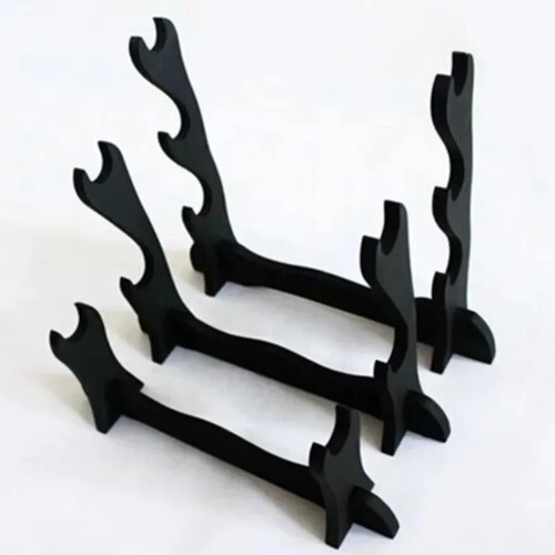Wooden sword display stand - wooden,