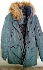  Mens Legenders Jacket  Insulated Parka Coat Black Winter Ski Warm size L