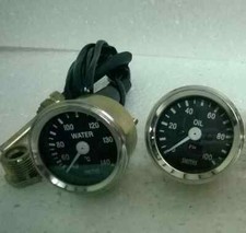 Smiths Replica 52 mm 2 1/16'' Gauges set - Temp + Oil pressure Gauge