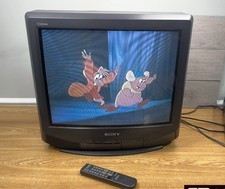 SONY Trinitron CRT Tube TV KV-20M10 RARE 20” GAMING RETRO Television W/remote