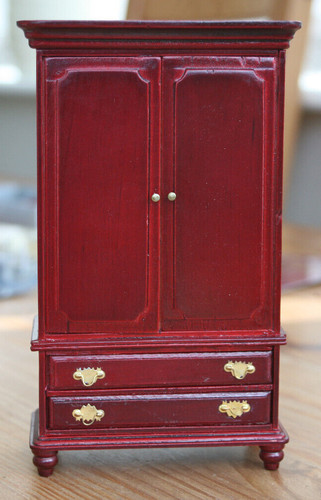 Dolls house mahogany - dolls,