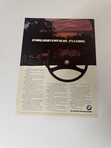 Original vintage 1980 - original, bmw