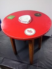 Vintage Red Formica Pub Table
