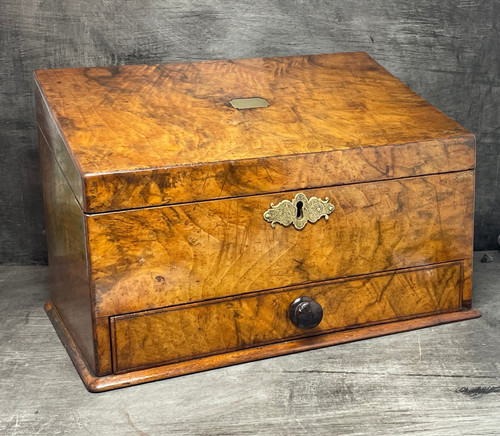 Antique walnut stationery - antique,
