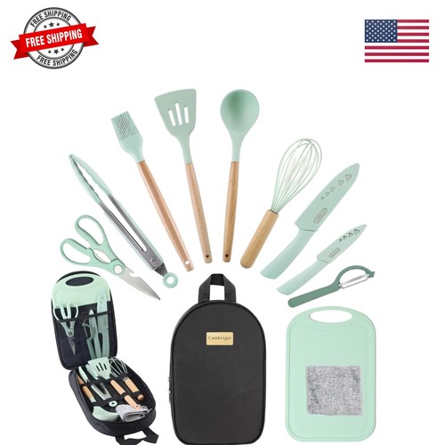 Camping cooking utensils - utensils, set