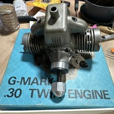 G-Mark .30 Flat Twin Nitro Rc Plane Engine