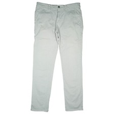 Paul Hunter Men's Jeans Chino Fabric Regular Stretch 50 L W33 L32 Gray Thin