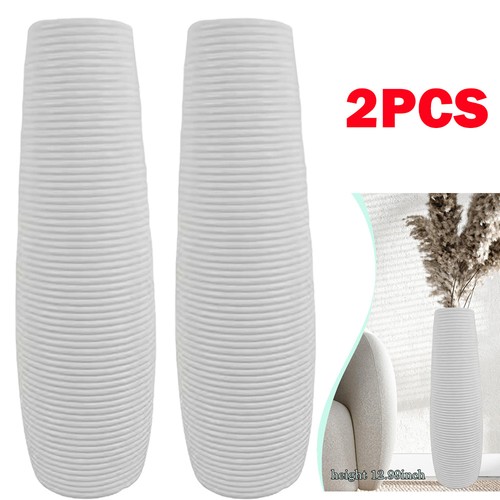 Tall floor vase white - tall,