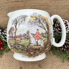 Vintage Hunting Scene Pitcher