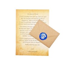 Hogwarts letter from Luna