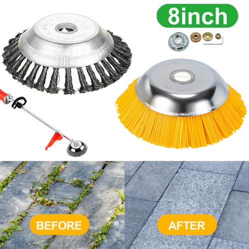 Steel wire wheel brush - steel,