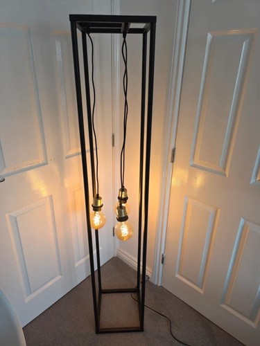 Industrial metal floor - industrial, lamp