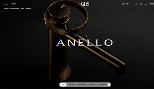 Italian designer gessi anello - italian,