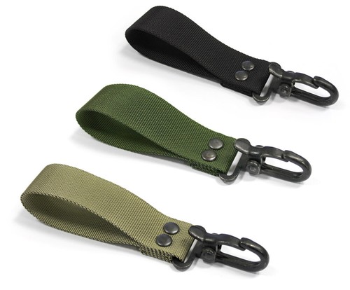 Nylon webbing key ring holder - nylon,