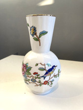 Aynsley Pembroke Vase Bone China Porcelain Posy Bud Vase Onion Bottle