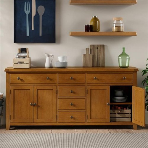 Oak extra large sideboard - oak, extra-large
