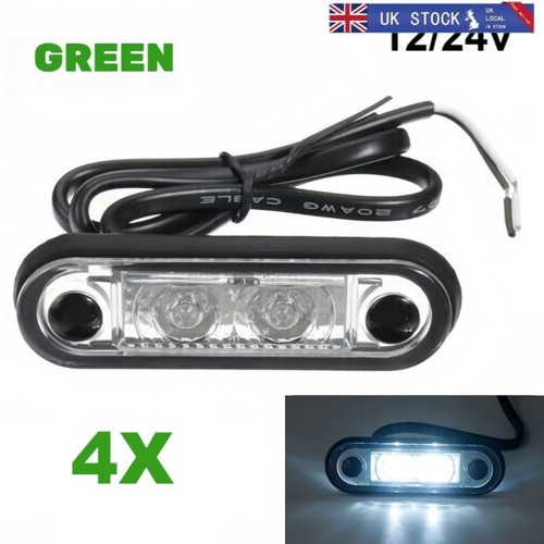 4pcs 12v 24v green - uk,