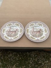 Royal Stafford Homeland Deer Dinner Plates X2.BRAND NEW.