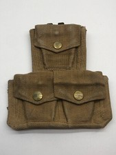 Genuine 37 Pattern Army 3 Pocket Rifle Pouch - WW2 British Army Style