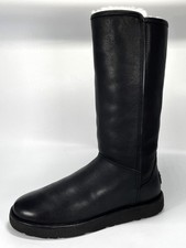 RRP £230 UGG Abree II Women's Black Sheepskin Leather Boots Size 5.5 Exc. Cond.