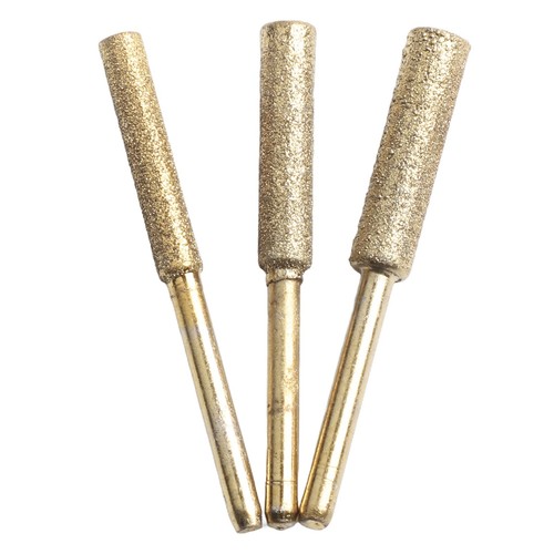 Coated cylindrical burr - 3??coated,