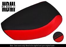 FITS YAMAHA SALIENT 50 CUSTOM VINYL SEAT COVER BLACK & RED