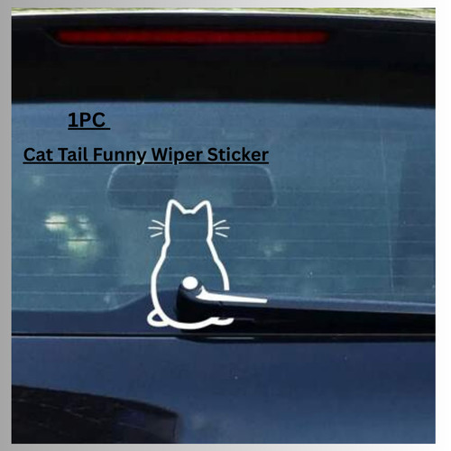 Car moving cat tail - cat,