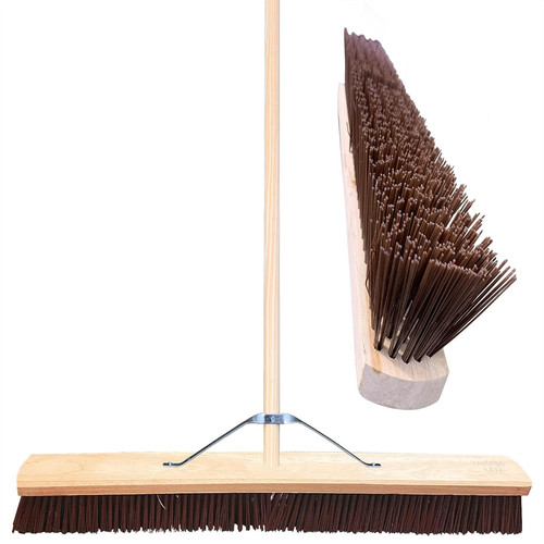 Outdoor broom stiff brush - 36",