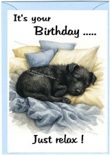 Patterdale Terrier Dog (4"x