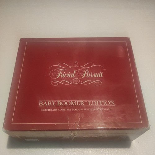 Trivial pursuit baby boomer - pursuit,