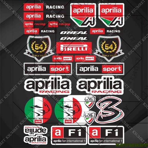 Aprilia motorcycle sticker - motorcycle,
