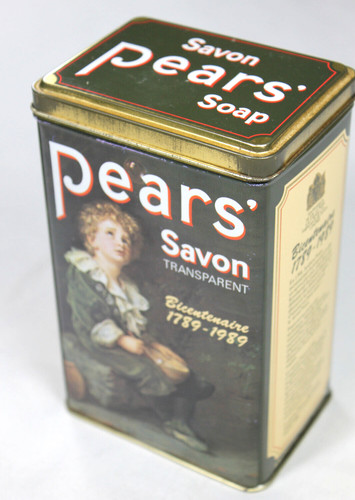 Pears soap vintage tin box - pears',