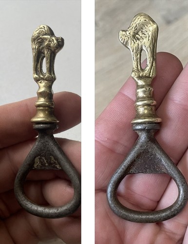 Vintage brass scaredy cat - vintage, cat"