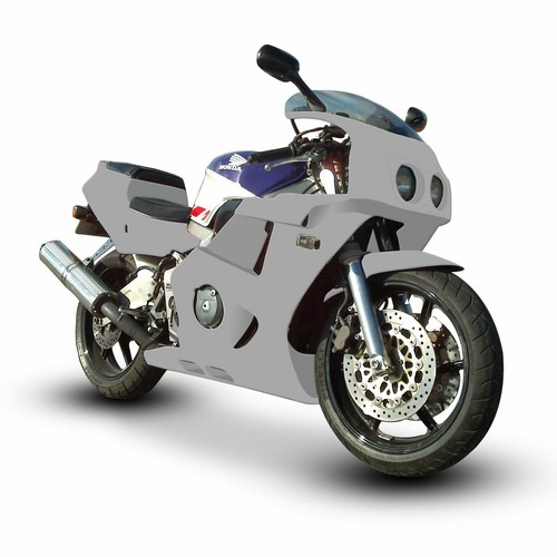 Unpainted motorcycle fairing - unpainted,