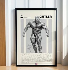 Jay Cutler Poster, Bodybuilding Poster, Gym Posters, Motivational Poster, Gym
