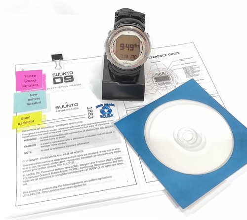 Suunto titanium scuba dive - d9,