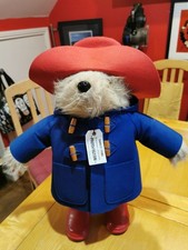 Medium Collectors Paddington Bear Rainbow Designs Vintage 2001 Plush Teddy 19in