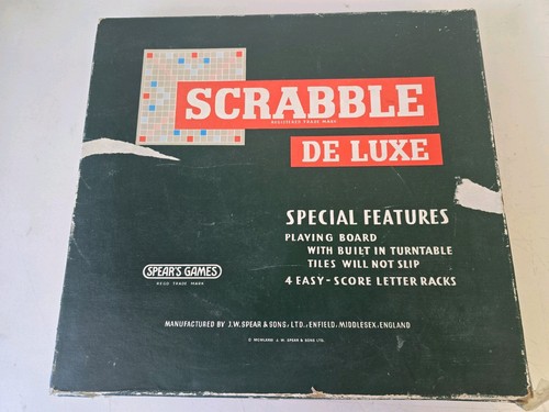 Scrabble deluxe board game - board, by