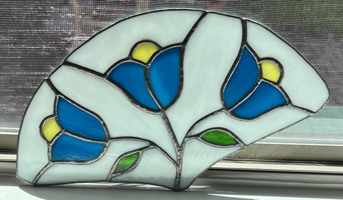 Stained glass tulip - stained,