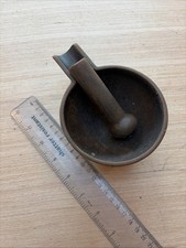 Small Cast Iron Pestle And Mortar