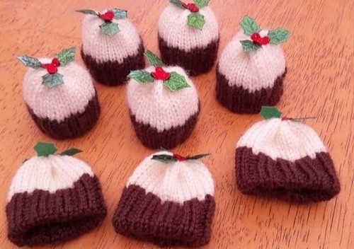 Set christmas puddings - of,