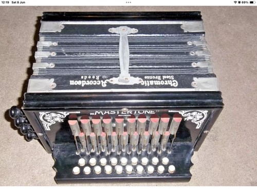 Chromatic accordion steel - accordion, &