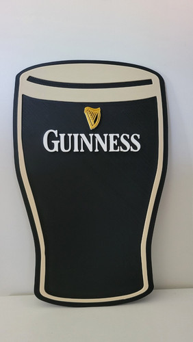 Guinness pint glass style - guinness, 3d