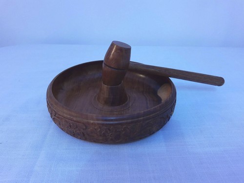 Hand made wood gavel and - wood, block